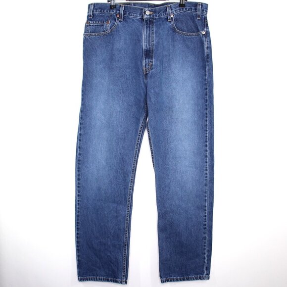 Vintage Levis Mens 38 x 32 Made In USA 90s Paper Tag Straight Jeans K590 - Picture 1 of 3